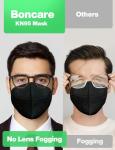 Boncare KN95 Black Face Masks 50 Pack