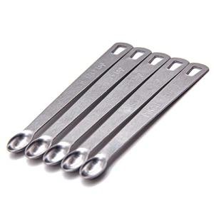 5-Pack 1/16 Teaspoon Measuring Spoons - Stainless Steel
