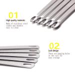 5-Pack 1/16 Teaspoon Measuring Spoons - Stainless Steel