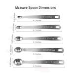 Stainless Steel Measuring Spoons Set for Cooking