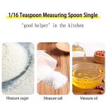 5-Pack 1/16 Teaspoon Measuring Spoons - Stainless Steel