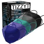 TIZZYT 50-Pack KN95 Face Masks in Morandi Color
