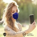 TIZZYT 50-Pack KN95 Face Masks in Morandi Color