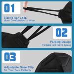 Benehal N95 Face Masks, Pack of 25, Black