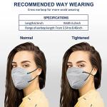 50 Packs of Comfortable 5-Ply KN95 Face Masks