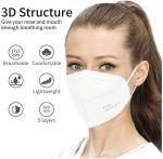 50-Pack KN95 Face Masks with Breathable Ear Loops