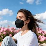 YUAKOU KN95 Face Masks 50pcs, Black, 5-Ply