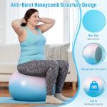 Extra Thick Anti-Burst Yoga and Fitness Ball