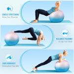 Extra Thick Anti-Burst Yoga and Fitness Ball