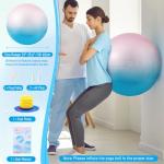 Extra Thick Anti-Burst Yoga and Fitness Ball