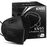 Hotodeal Black KN95 Face Masks, 40 Pack