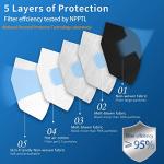 Hotodeal Black KN95 Face Masks, 40 Pack