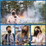 Hotodeal Black KN95 Face Masks, 40 Pack