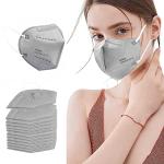 50-Pack KN95 5-Layer Breathable Face Masks