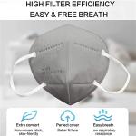 50-Pack KN95 5-Layer Breathable Face Masks