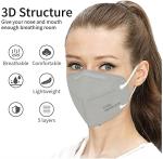 50-Pack KN95 5-Layer Breathable Face Masks