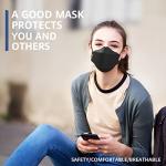 LEVENIS 100 Pack Black KN95 Face Masks