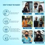 XIKII KN95 Masks 50PCS with 5 Layer Protection