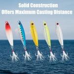 Dr.Fish 5 Pack Saltwater Jigging Spoons