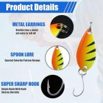 Colorful Mini Fishing Spoon Lure Set, 12/24pcs