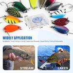 Colorful Mini Fishing Spoon Lure Set, 12/24pcs
