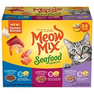 Meow Mix Seafood Variety Pack for Cats