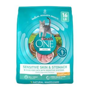Purina One Sensitive System Cat Food, 16 lbs
