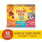 Meow Mix Surf n' Turf Wet Cat Food Pack
