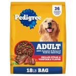 Pedigree Adult Dry Dog Food - Steak & Veggies