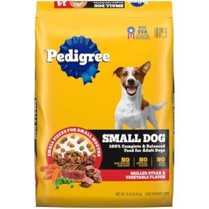 Pedigree Grilled Steak Small Dog Dry Food 14 lb
