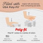 PAWSH Faux Fur Donut Dog Bed - Taupe 23