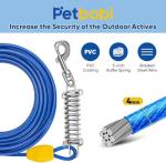 Dog Tie-Out Cable and Stake - 30ft Heavy Duty