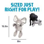 goDog Chew-Guard Plush Dog Toy - Durable Play