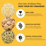 Assorted Chew Balls for Rabbits and Cats