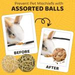 Assorted Chew Balls for Rabbits and Cats