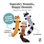 ZippyPaws Skinny Peltz - Grande Pack of 3