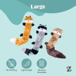 ZippyPaws Skinny Peltz - Grande Pack of 3