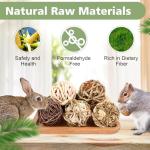 VESPRO Natural Chew Grass Balls for Small Pets