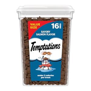 Temptations Savory Salmon Cat Treats, 16 oz