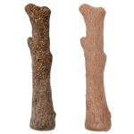 Durable Dogwood Chew Toys with Calming Hemp, 2-Pack