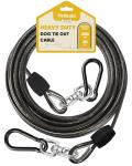 Heavy-Duty 20FT Dog Tie-Out Cable for Large Pets