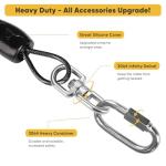 Heavy-Duty 20FT Dog Tie-Out Cable for Large Pets