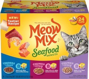 Meow Mix Seafood Variety Pack for Cats