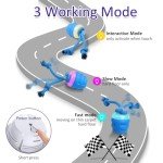 Interactive Motion-Activated Squeaky Dog Toy Ball