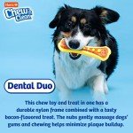 Hartz Chew 'n Clean Dental Duo Pet Toy