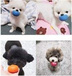 Dog Squeaky Toy Set with Smiling Face - 6 Pack