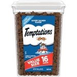 Savory Salmon TEMPTATIONS Cat Treats, 16 oz