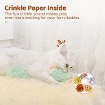 Potaroma Soft Cat Toys with Crinkle Sound - 3 Pack