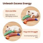 Interactive Catnip Crinkle Fish Toys - 3 Pack