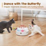 Potaroma 3in1 Interactive Cat Toy with Butterflies